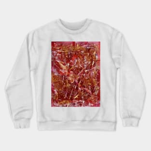 Pink Gold Sculpture Painting Crewneck Sweatshirt